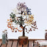 Seven Chakra Crystals Bonsai Money Tree Decorative Showpiece 22cm